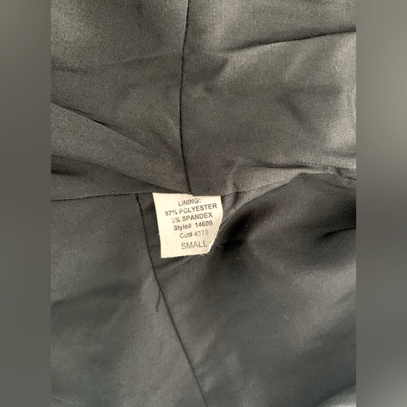 ❗️CLEAROUT❗️REBECCA TAYLOR* black collarless zippered pockets BLAZER - XS fit - Picture 9 of 9